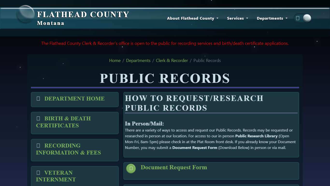 Public Records :: Flathead County