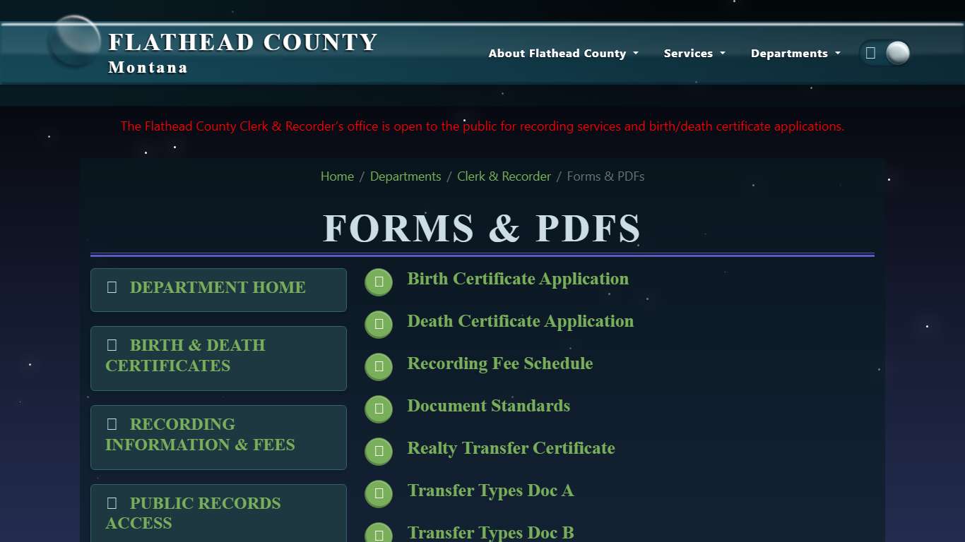 Forms & PDFs :: Flathead County